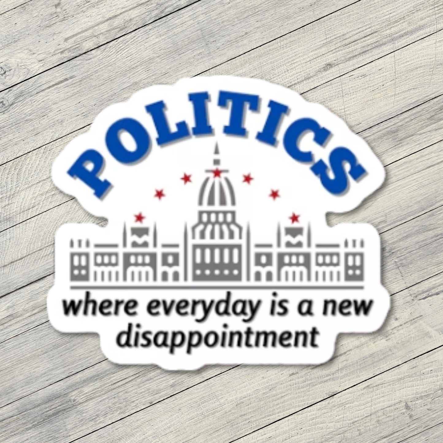 Politics Sticker