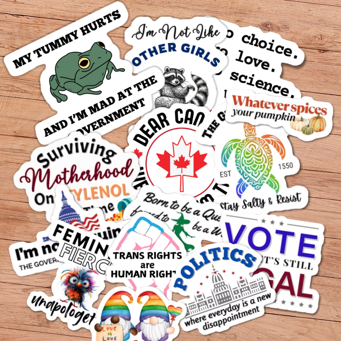 Ice Melts Under Resistance Sticker