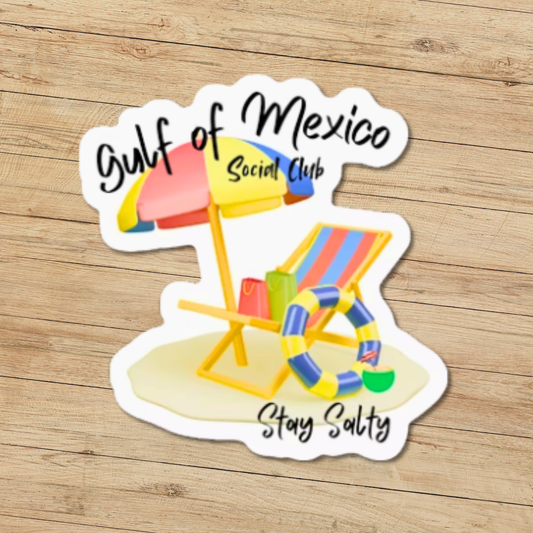 Gulf of Mexico, Beach Sticker