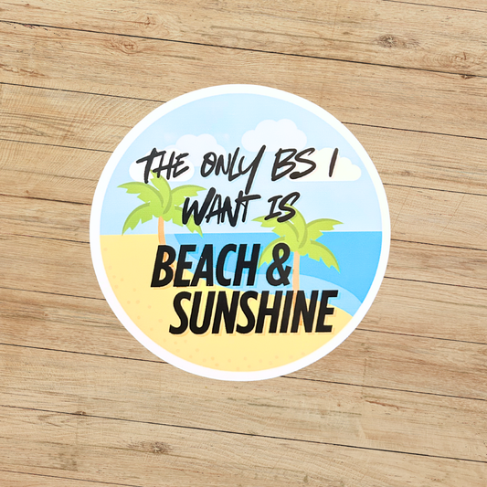 Beach & Sunshine Sticker