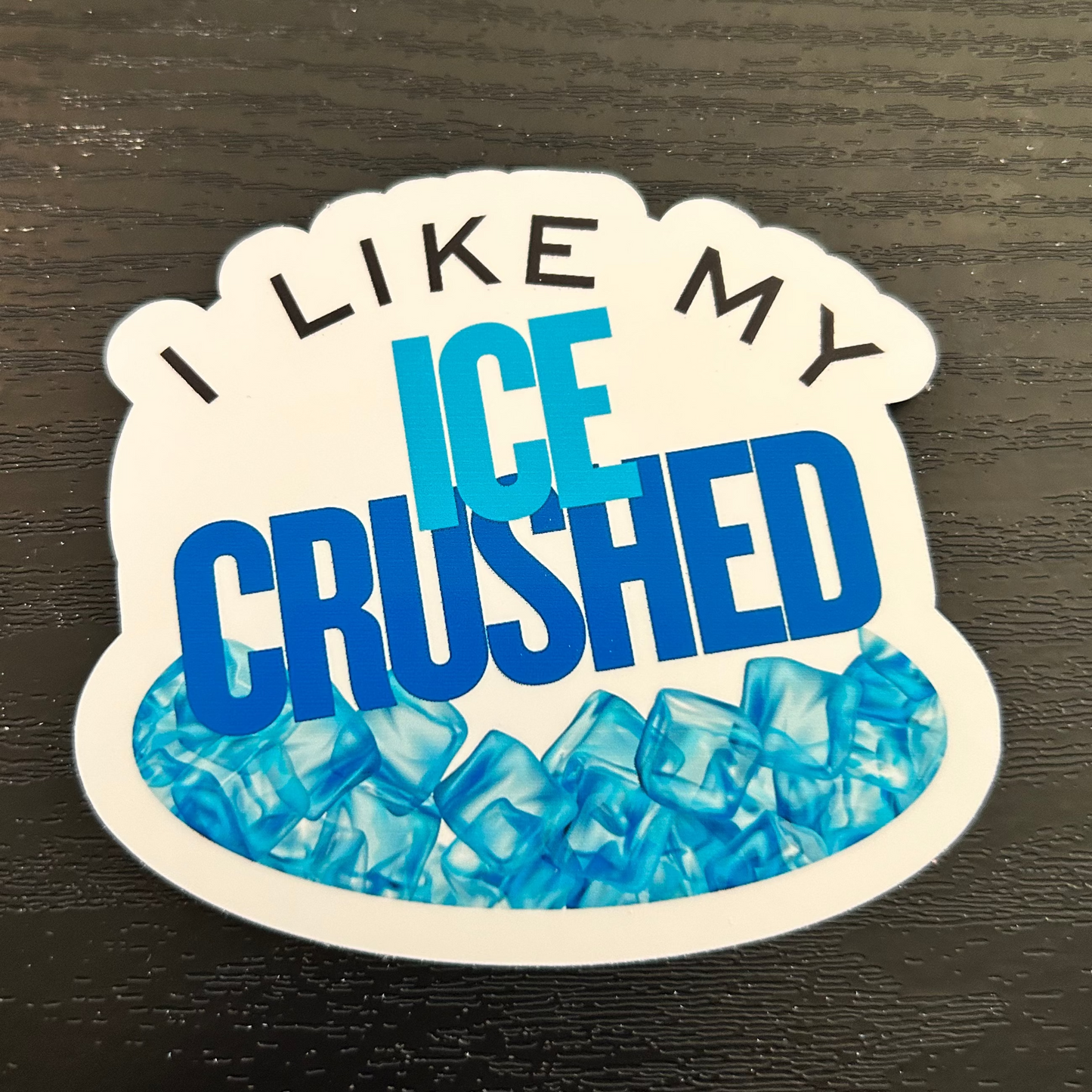 Ice Resistance Die-Cut Vinyl Stickers