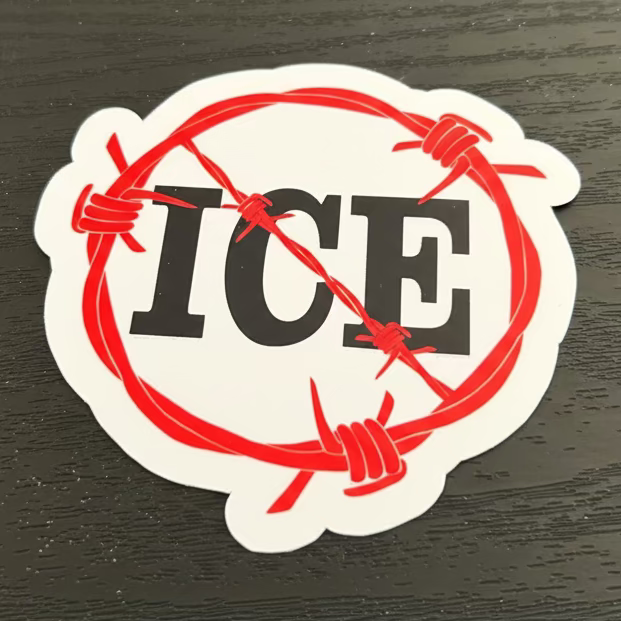 Ice Barb Wire Sticker