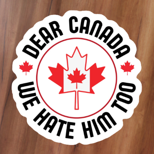 Dear Canada Sticker