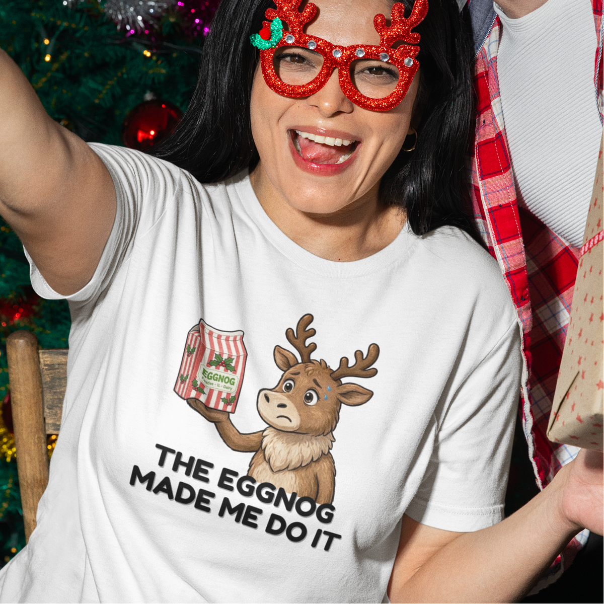 The Eggnog Made Me Do It Shirt