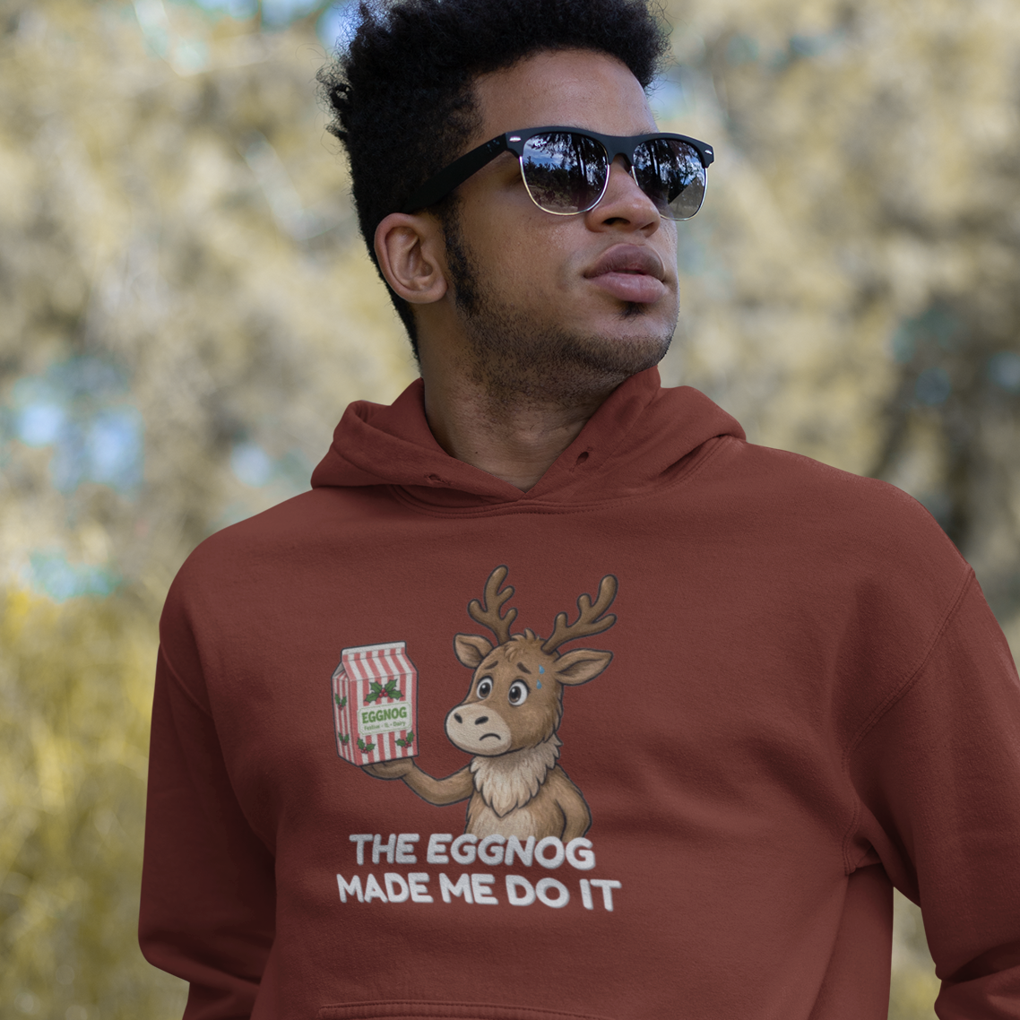 The Eggnog Made Me Do It Shirt