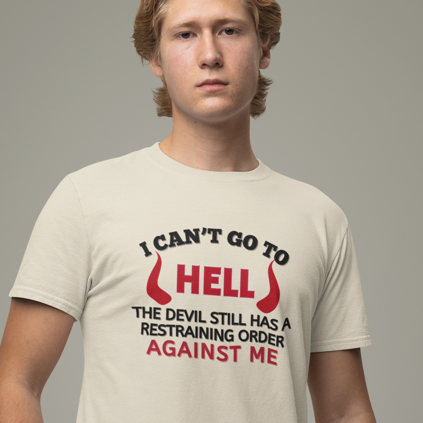 Devil has a Restraining Order Shirt
