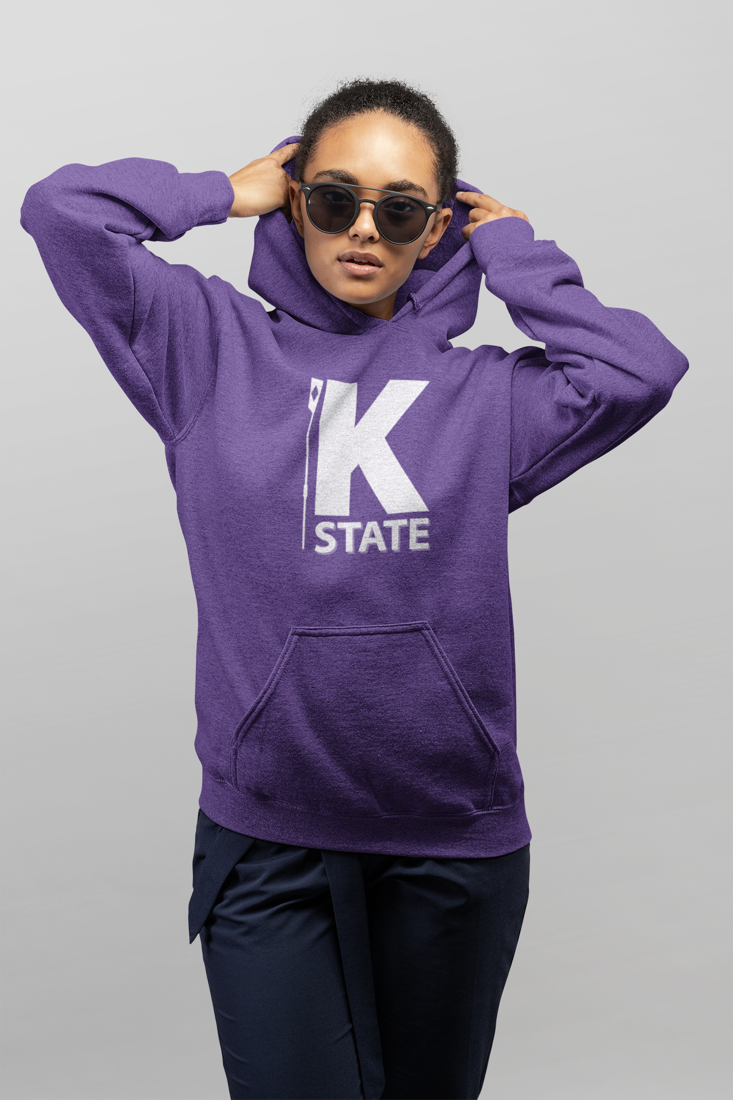 Kansas State Crew Hoodie - K State design