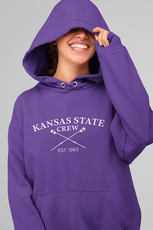 Kansas State Crew Hoodie - Crossed Oars