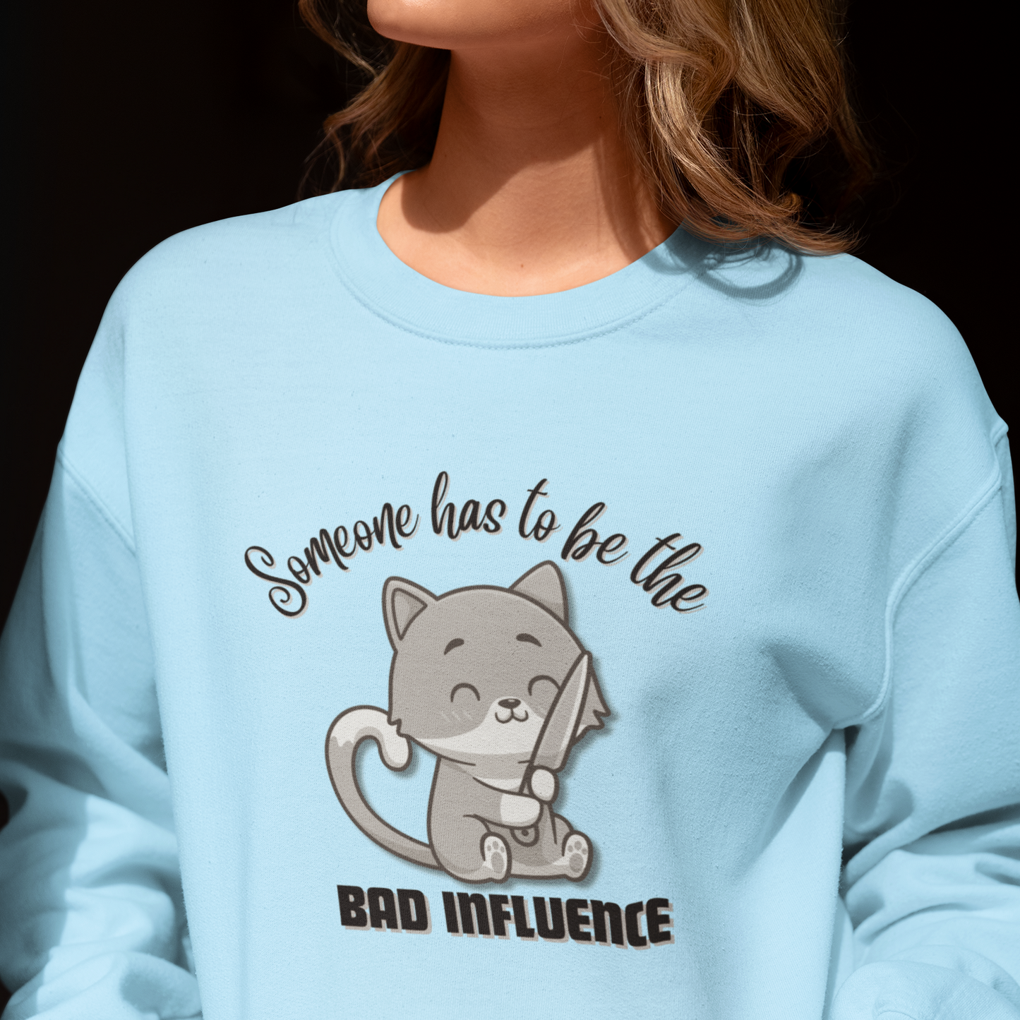 Be The Bad Influence Cat Shirt