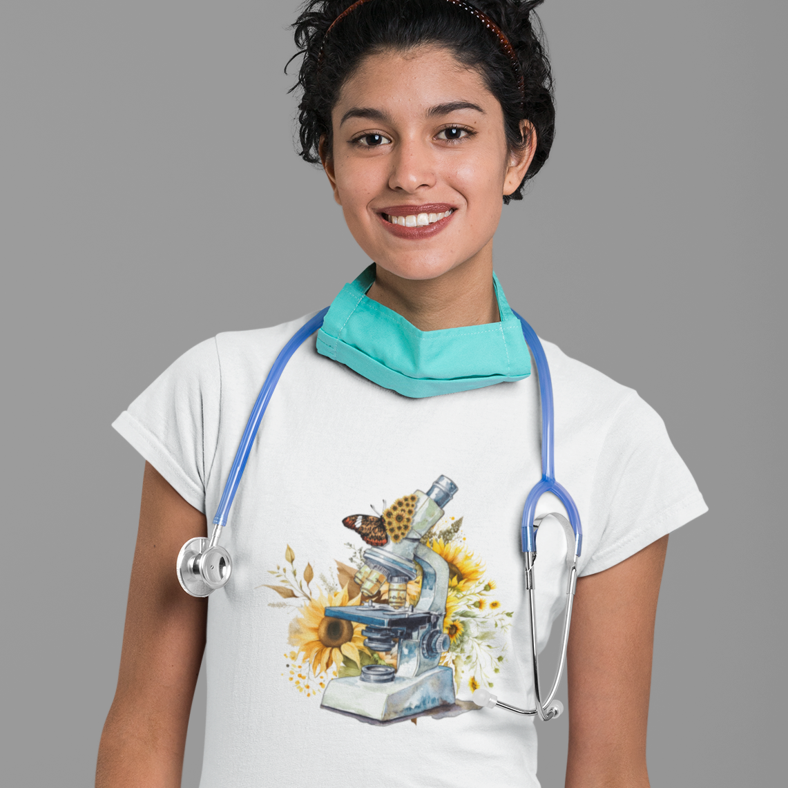 Microscope Sunflower Shirt