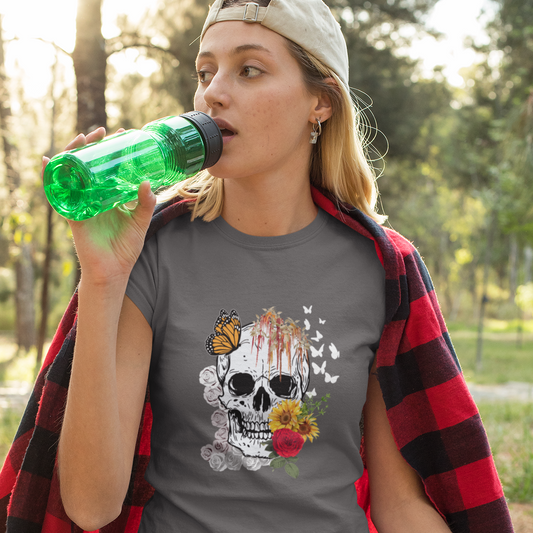 Skull and Flowers Shirt